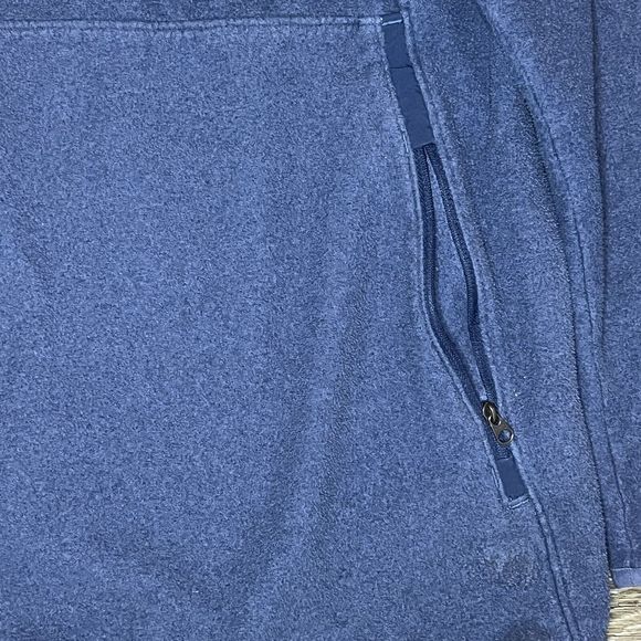 The North Face Womens Canyonland Pullover Hoodie Lrg Blue Thermal Fleece Jacket - Picture 2 of 11